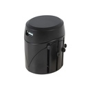 International Travel Converter Adapter W/ USB Port. TA8893