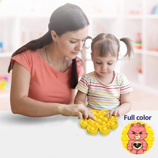 [ST6005] Pop It Fidget Toy - Flower Full color. ST6005