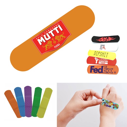 [BA1450] Band-It Bandage - Full Color Printed. BA1450