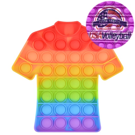 [ST6074] Pop It Fidget Toy - T-Shirt Full color. ST6074