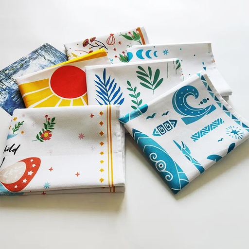 [KT8554] Cotton Towel - Full Color 15.5" x 23.5". KT8554